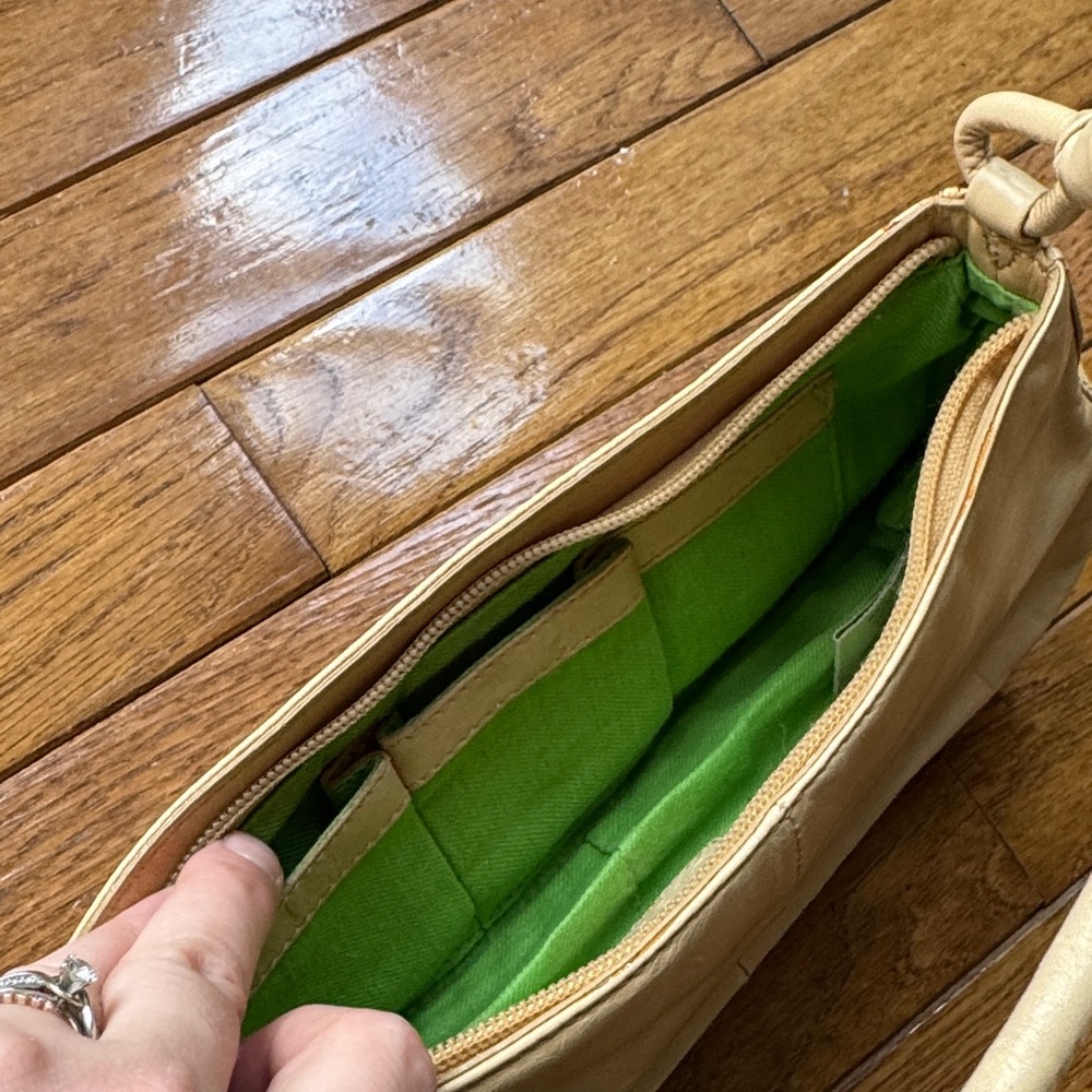 Sigrid Olsen Cream Woven-Trim Shoulder Bag - Picture 7 of 9